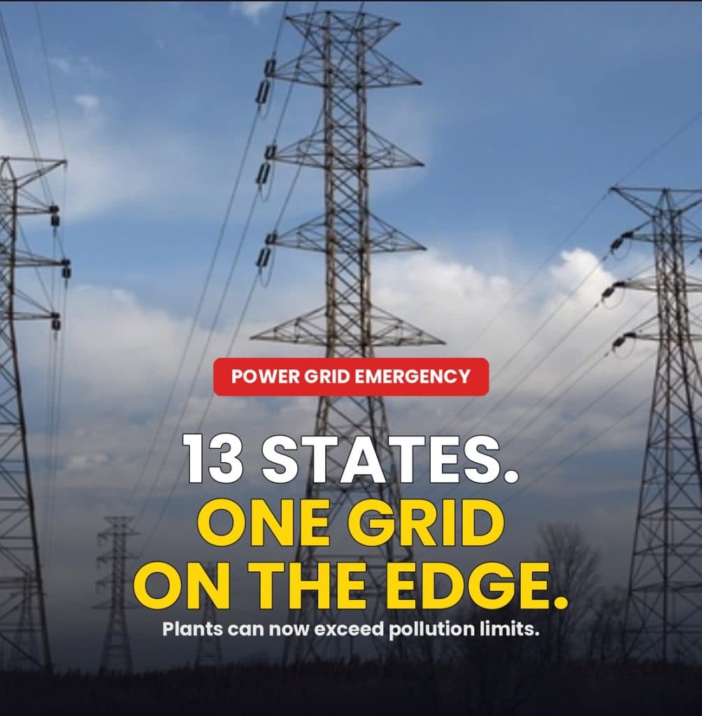 13 states and D.C. are under a federal power grid emergency. The Department of Energy is letting plants run past their pollution limits to keep the lights on. Here’s what it means for you